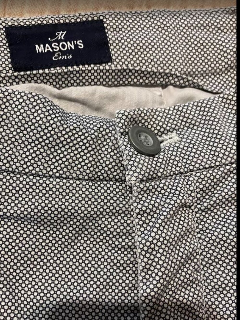 Torino slim fit Chinos by Mason's. Size 48 - Picture 2 of 6